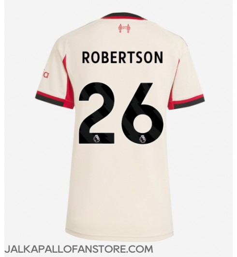 Liverpool Andrew Robertson #26 Vieraspaita Naisten 2025-26 Lyhythihainen Liverpool Andrew Robertson #26 Vieraspaita Naisten 2025-26 Lyhythihainen
